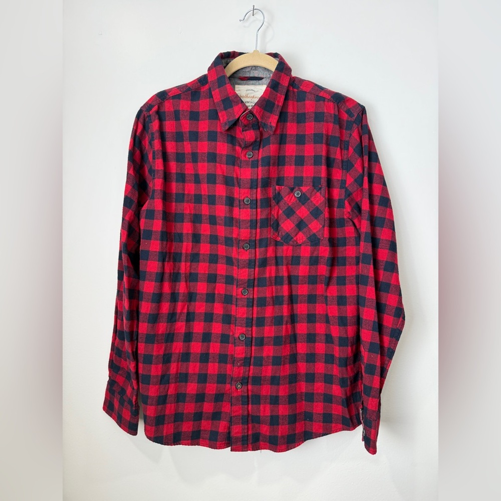 Weatherproof‎ Red and Black Checkered Shirt